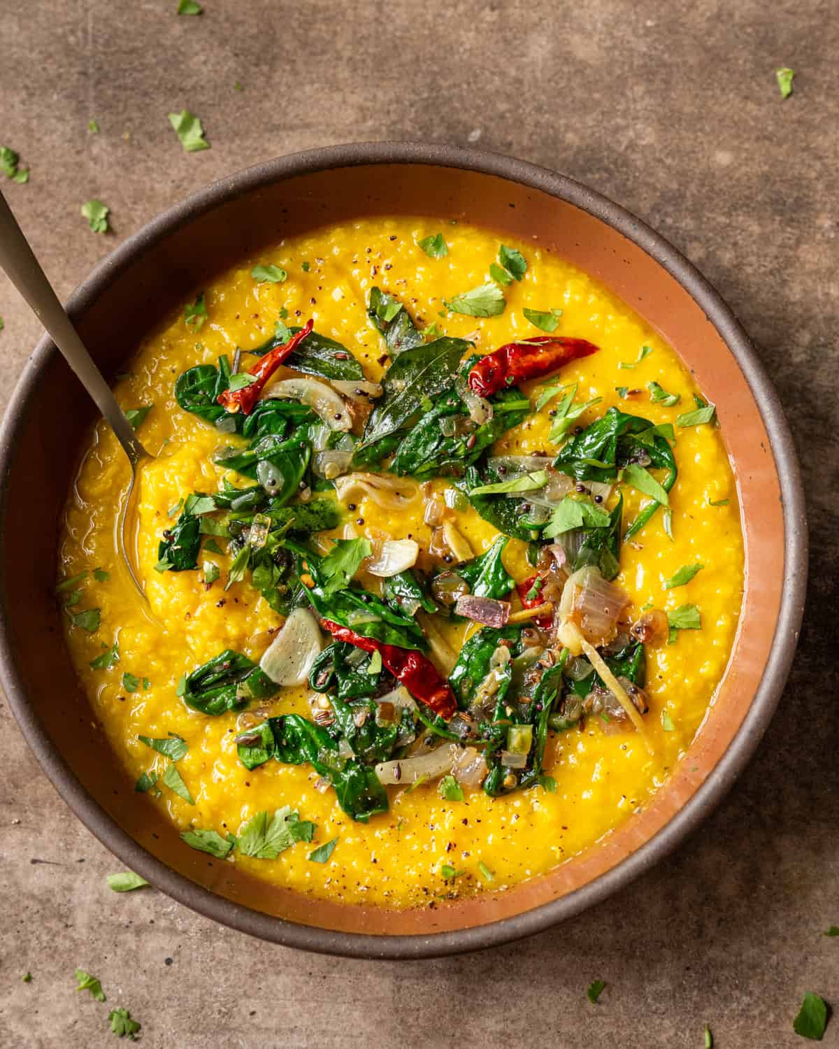 Dal Tadka (Spinach)
